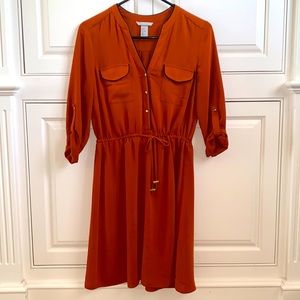Coral Orange H&M mini dress